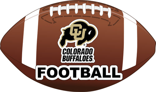 Colorado Buffaloes 4-Inch Round Football NCAA Gridiron Glory Vinyl Decal Sticker