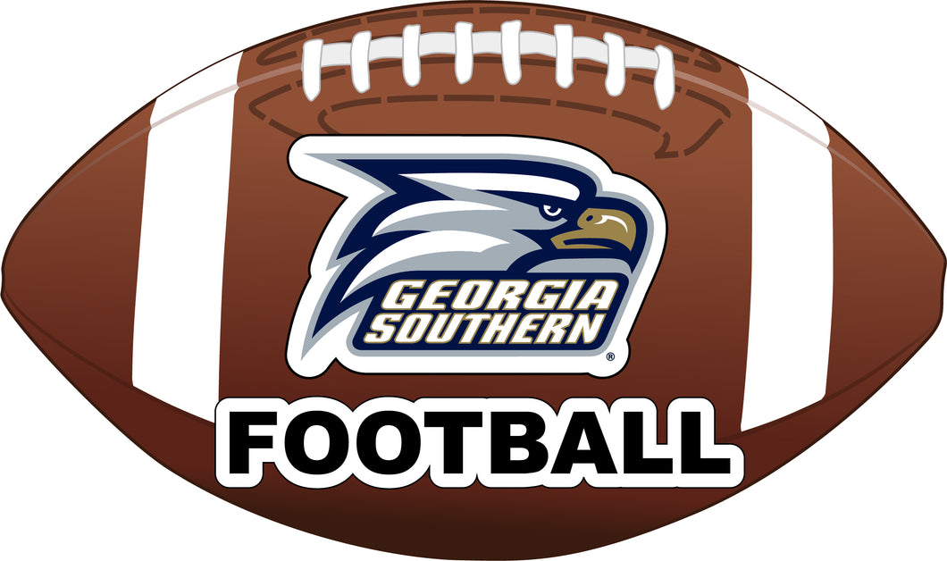 Georgia Southern Eagles 4-Inch Round Football Vinyl Decal Sticker