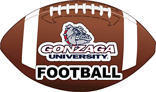 Gonzaga Bulldogs 4-Inch Round Football Vinyl Decal