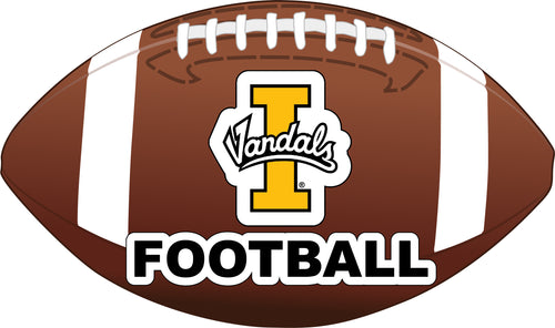 Idaho Vandals 4-Inch Round Football NCAA Gridiron Glory Vinyl Decal Sticker