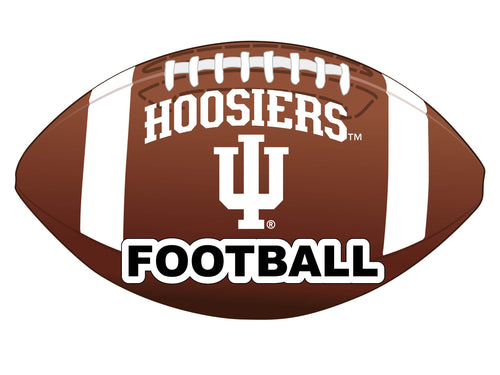 Indiana Hoosiers 4-Inch Round Football NCAA Gridiron Glory Vinyl Decal Sticker