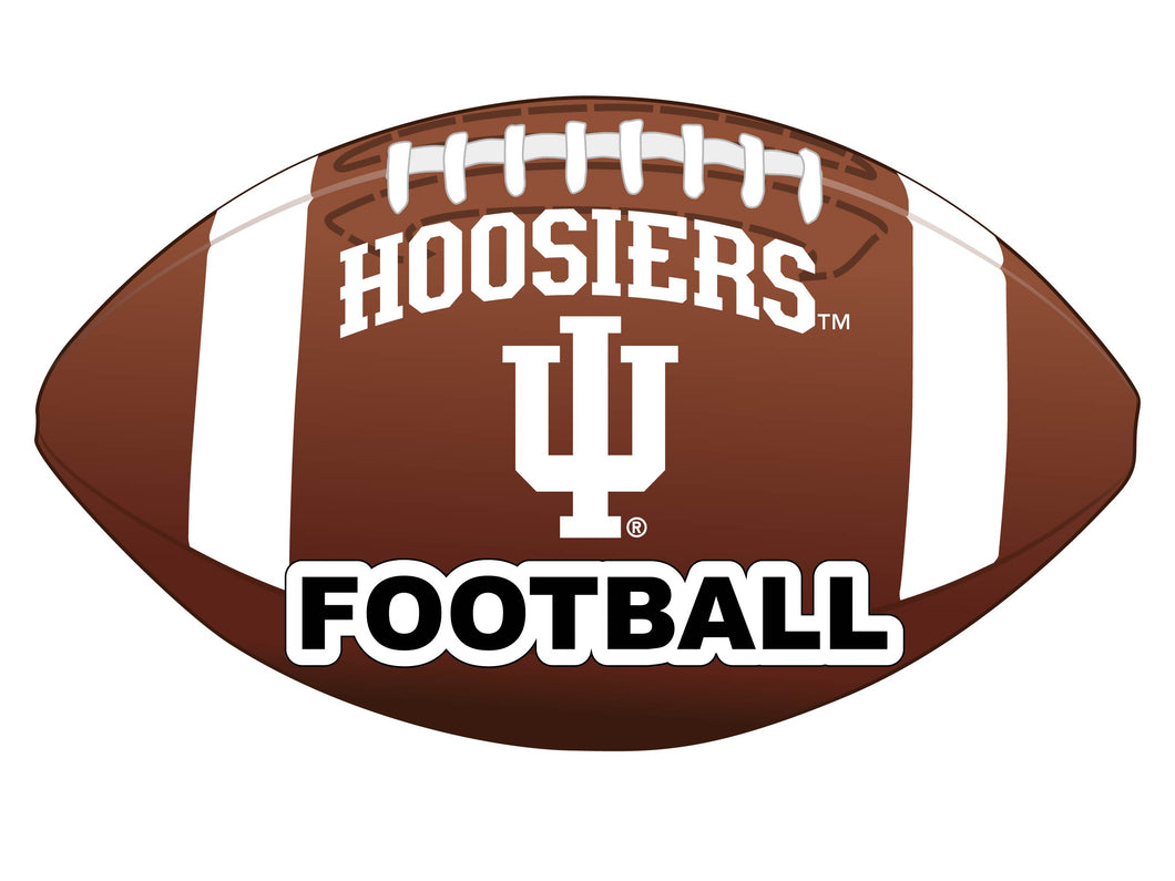 Indiana Hoosiers 4-Inch Round Football NCAA Gridiron Glory Vinyl Decal Sticker