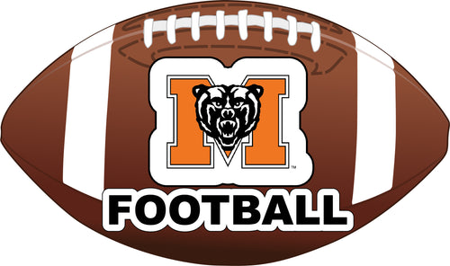 Mercer University 4-Inch Round Football NCAA Gridiron Glory Vinyl Decal Sticker