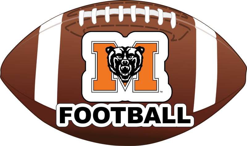 Mercer University 4-Inch Round Football NCAA Gridiron Glory Vinyl Decal Sticker