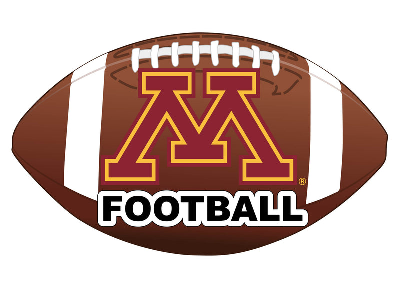 Minnesota Gophers 4-Inch Round Football NCAA Gridiron Glory Vinyl Decal Sticker
