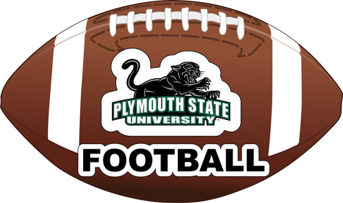 Plymouth State University 4-Inch Round Football NCAA Gridiron Glory Vinyl Decal Sticker