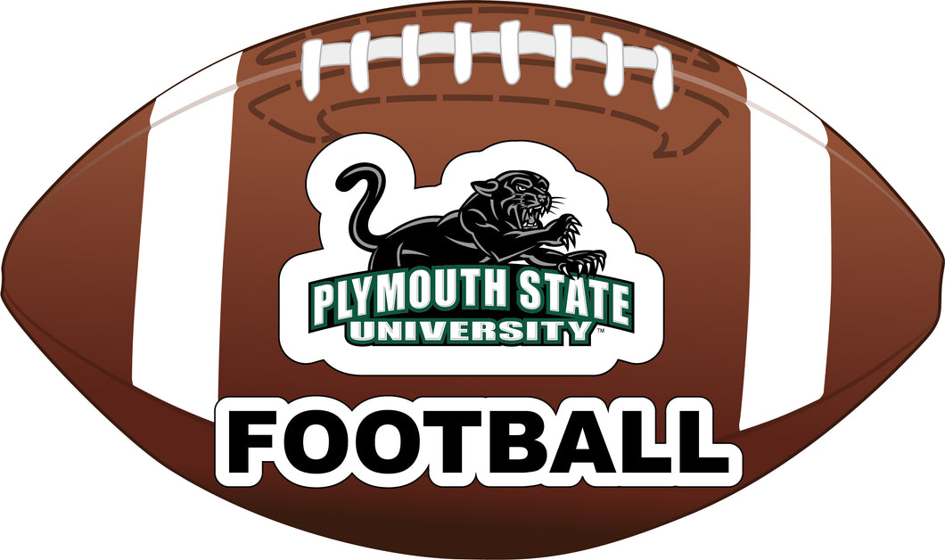 Plymouth State University 4-Inch Round Football NCAA Gridiron Glory Vinyl Decal Sticker