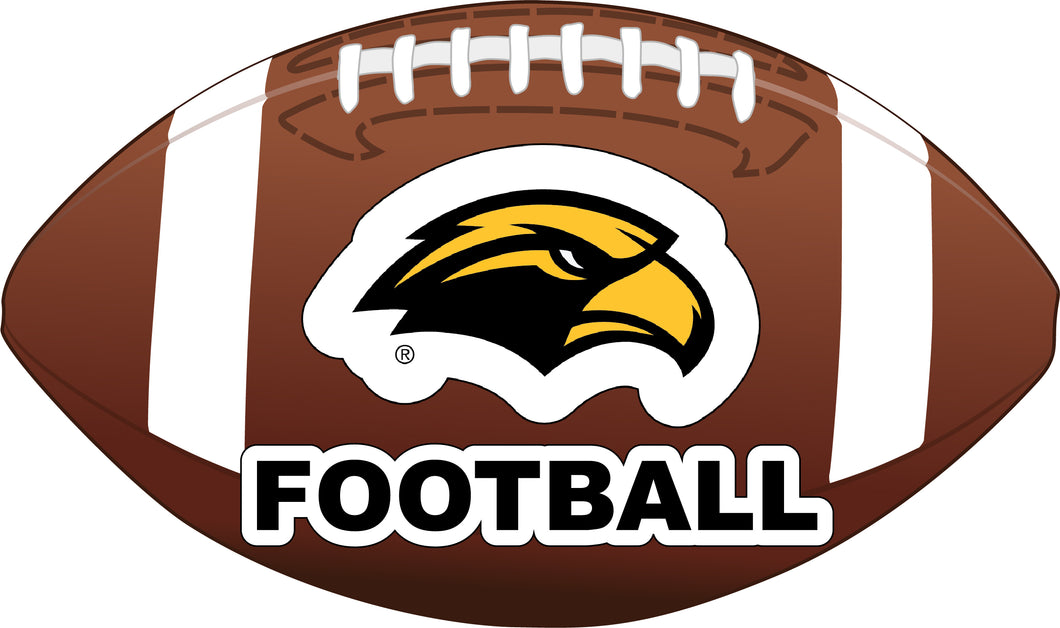 Southern Mississippi Golden Eagles 4-Inch Round Football NCAA Gridiron Glory Vinyl Decal Sticker