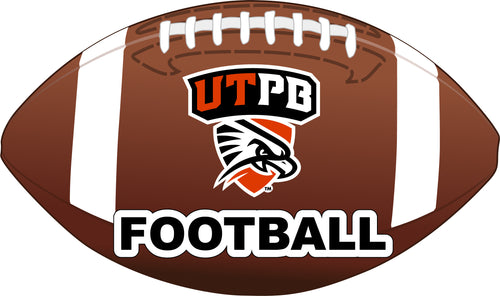 University of Texas of the Permian Basin 4-Inch Round Football NCAA Gridiron Glory Vinyl Decal Sticker