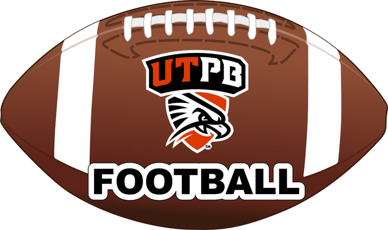 University of Texas of the Permian Basin 4-Inch Round Football NCAA Gridiron Glory Vinyl Decal Sticker