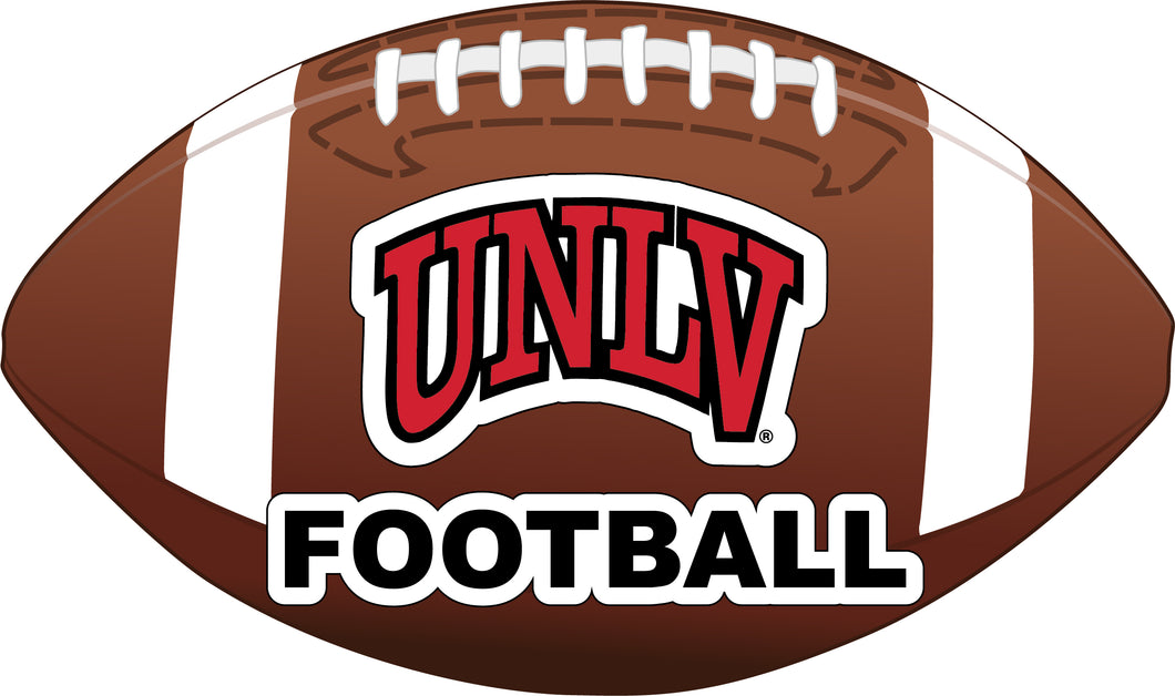 UNLV Rebels 4-Inch Round Football NCAA Gridiron Glory Vinyl Decal Sticker