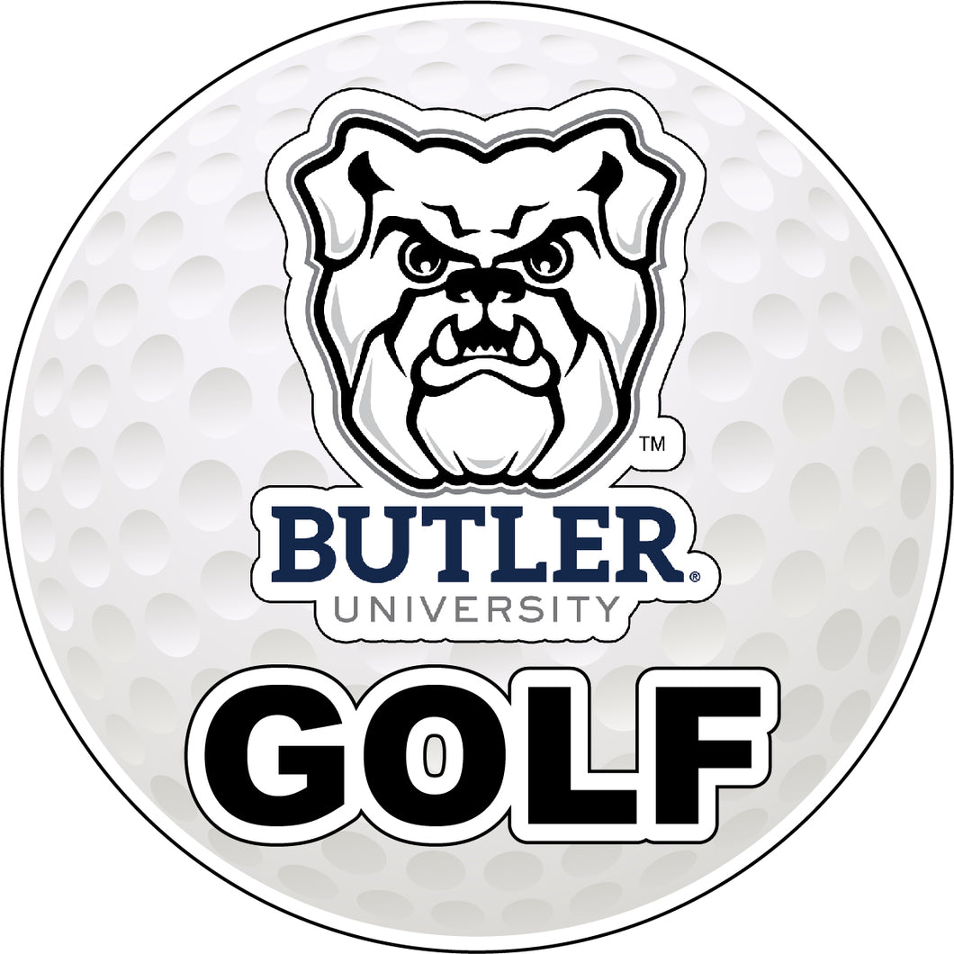 Butler Bulldogs 4-Inch Round Golf NCAA Fairway Fervor Vinyl Decal Sticker