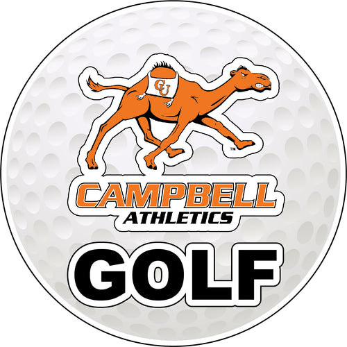 Campbell University Fighting Camels 4-Inch Round Golf NCAA Fairway Fervor Vinyl Decal Sticker