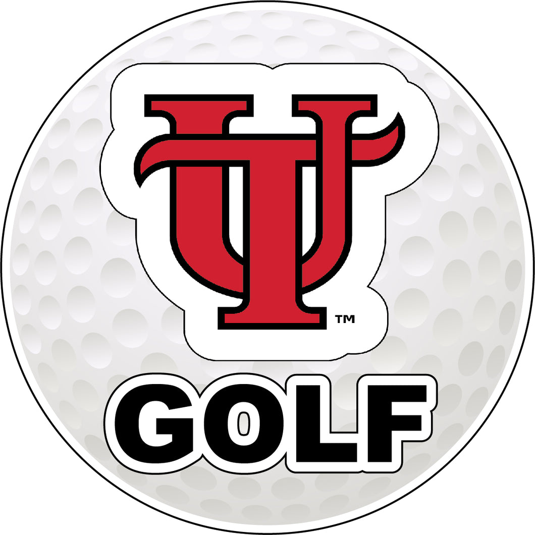 University of Tampa Spartans 4-Inch Round Golf NCAA Fairway Fervor Vinyl Decal Sticker