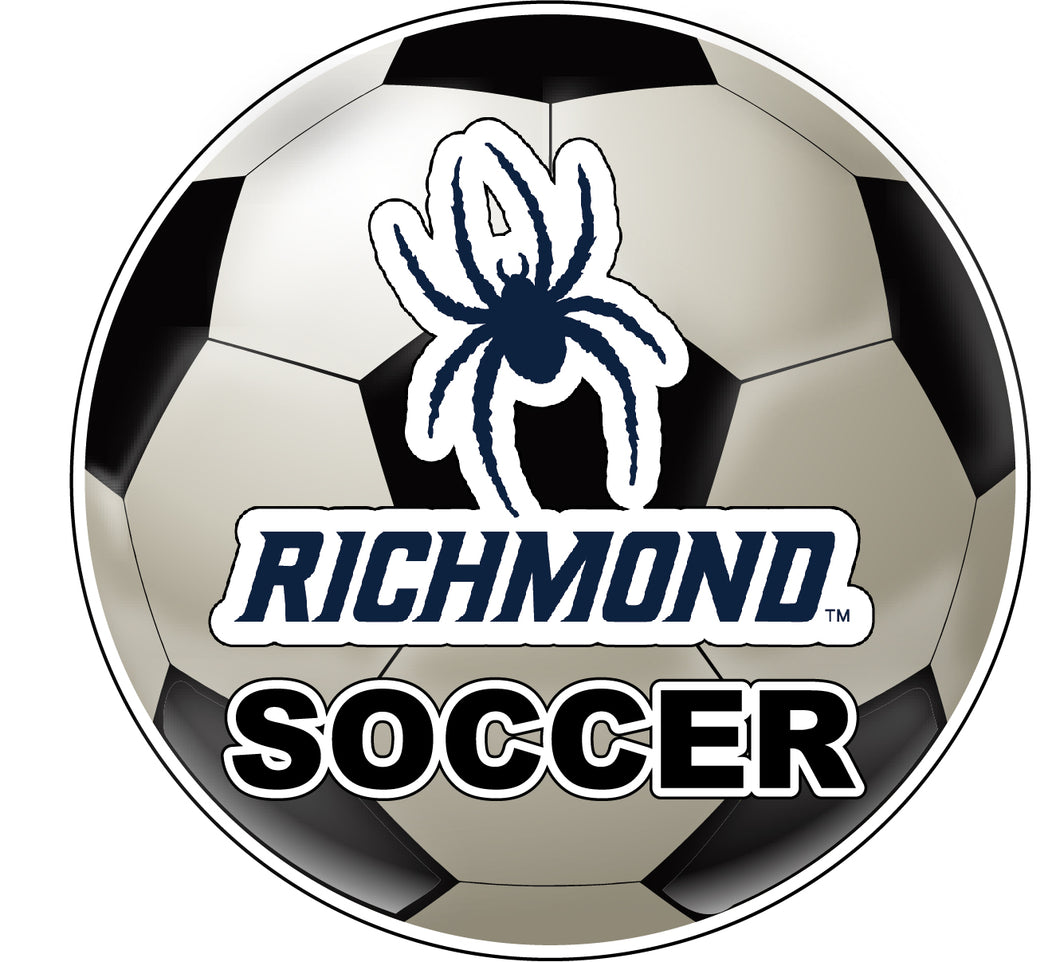 Richmond Spiders 4-Inch Round Soccer Ball NCAA Soccer Passion Vinyl Sticker