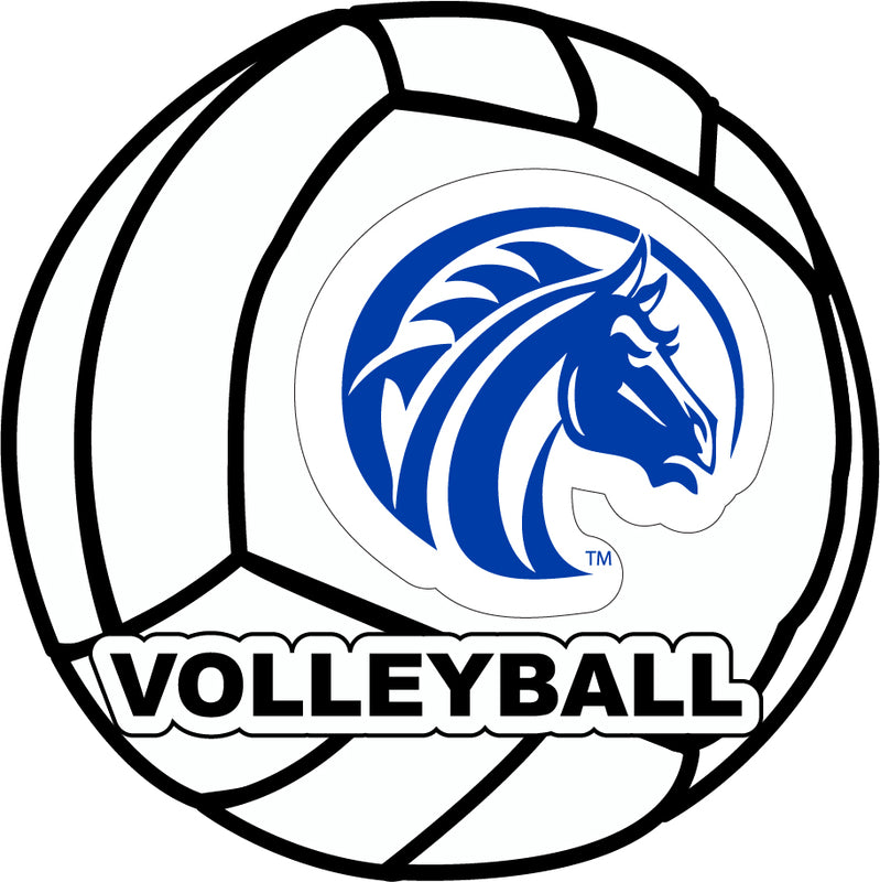 Fayetteville State University 4-Inch Round Volleyball NCAA Vinyl Decal Sticker for Fans, Students, and Alumni