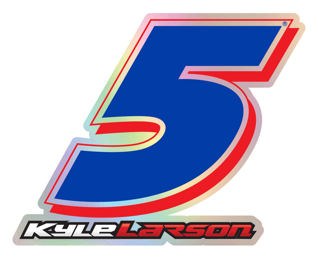 #5 Kyle Larson  Laser Cut Holographic Decal