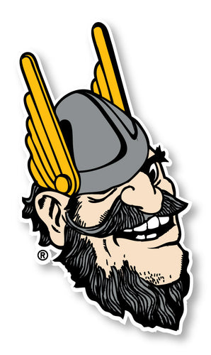 Idaho Vandals 3-Inch Mascot Logo NCAA Vinyl Decal Sticker for Fans, Students, and Alumni