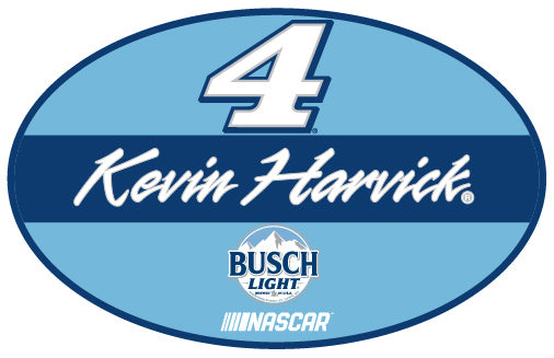 Kevin Harvick #4 Oval Decal Sticker