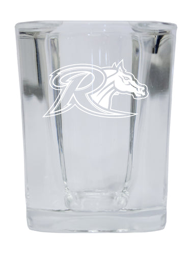 Rider University Broncs NCAA Collector's Edition 2oz Square Shot Glass - Laser Etched Logo 