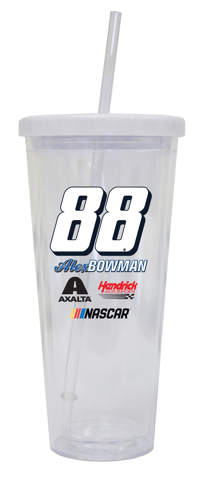 R and R Imports Alex Bowman #88 24 oz Straw Tumbler New for 2020