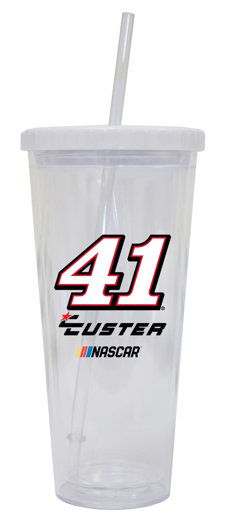 R and R Imports Cole Custer #41 24 oz Straw Tumbler New for 2020