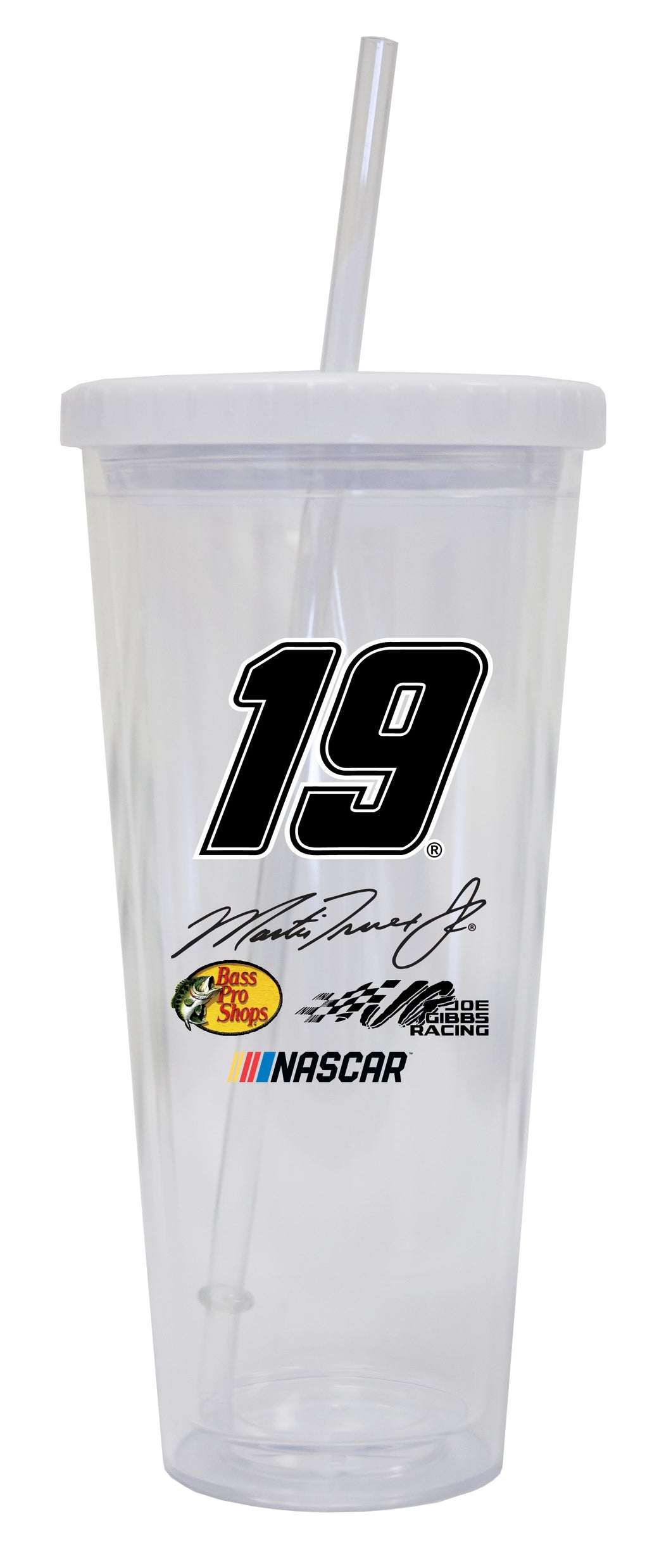 R and R Imports Martin Truex #19 24 oz Straw Tumbler New for 2020