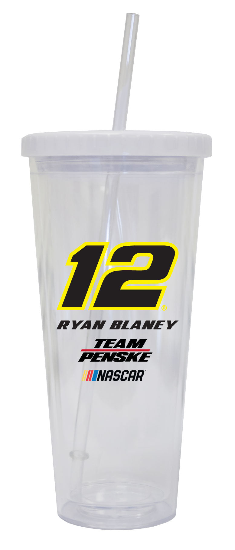 R and R Imports Ryan Blaney #12 24 oz Straw Tumbler New for 2020