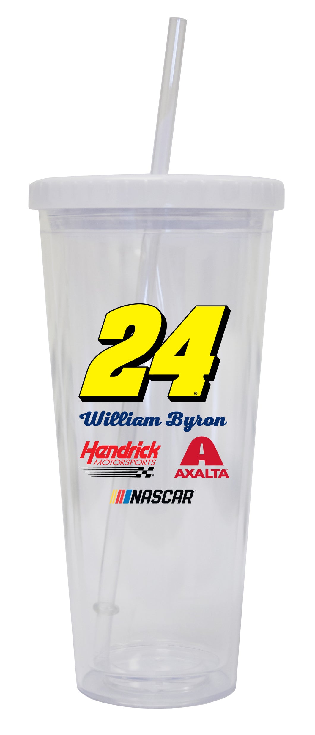 R and R Imports William Byron #24 24 oz Straw Tumbler New for 2020