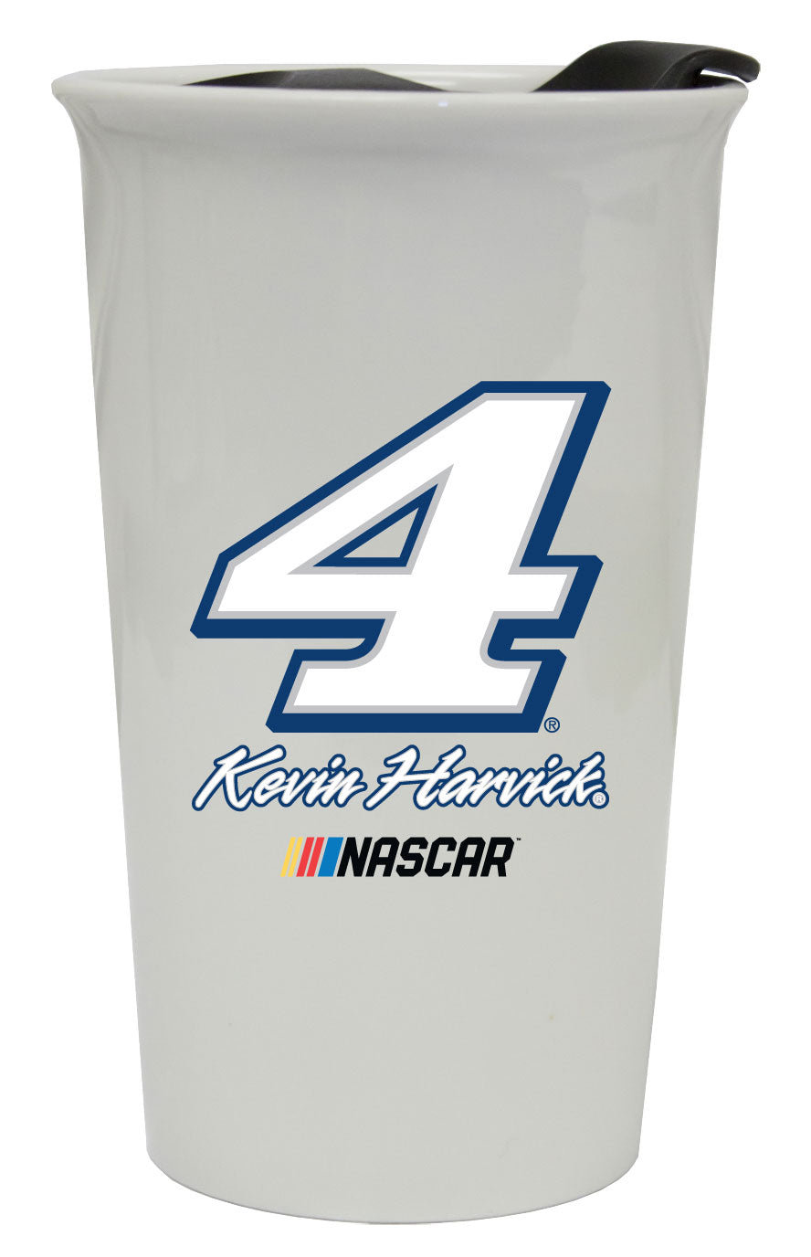 R and R Imports Kevin Harvick #4 NASCAR Double Walled Ceramic Tumbler New for 2020