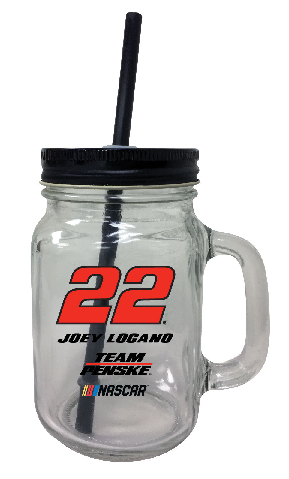 R and R Imports Officially Licensed NASCAR Joey Logano #22 Jar Tumbler New for 2020