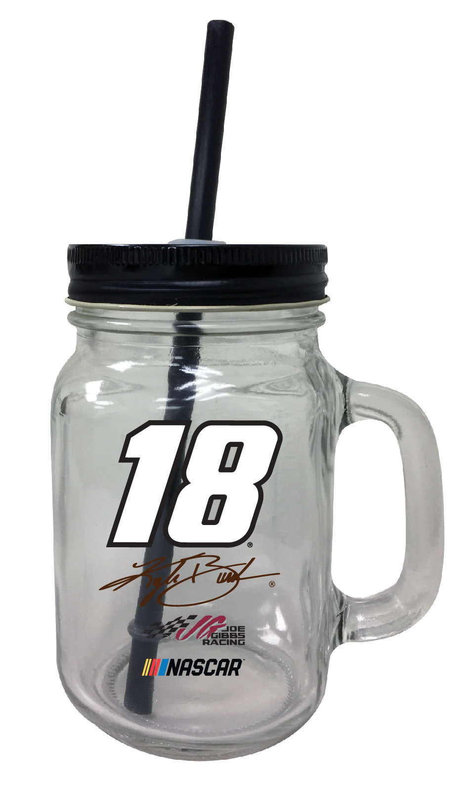 R and R Imports Officially Licensed NASCAR Kyle Busch #18 Jar Tumbler New for 2020