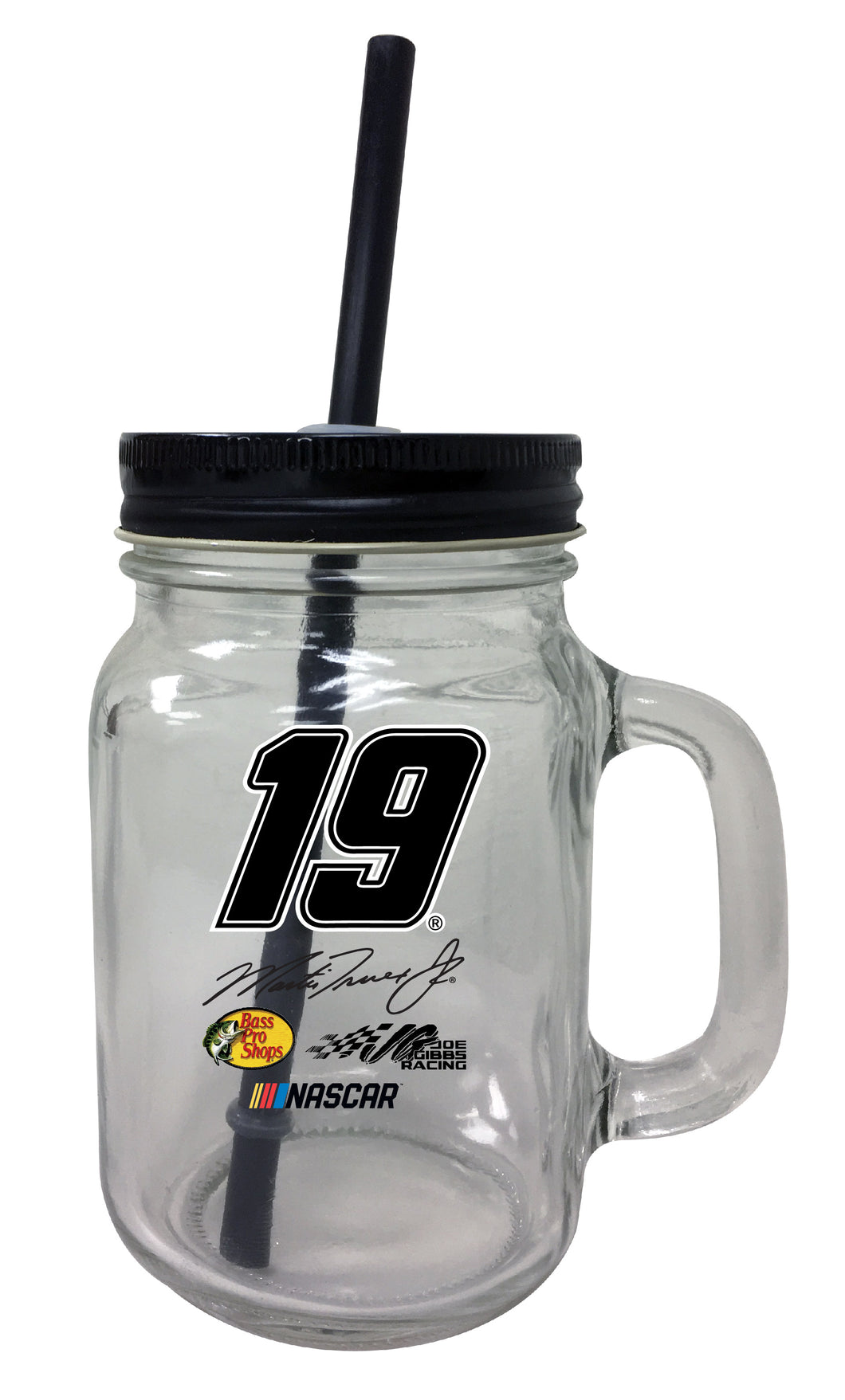 R and R Imports Officially Licensed NASCAR Martin Truex #19 Jar Tumbler New for 2020