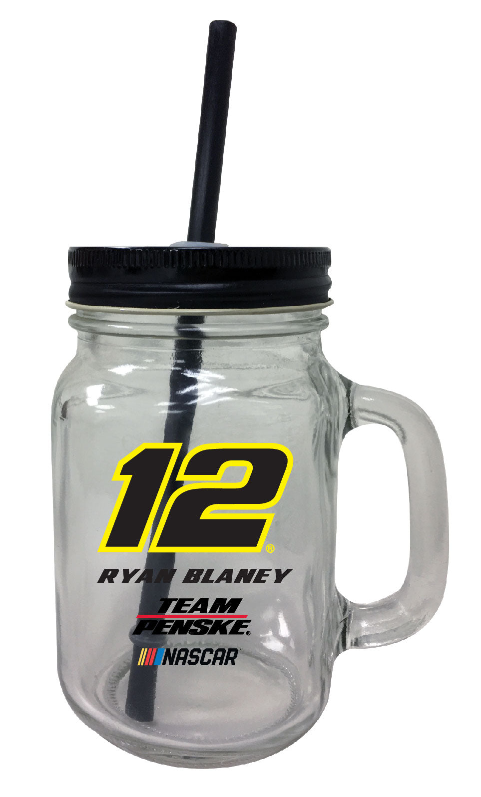 R and R Imports Officially Licensed NASCAR Ryan Blaney #12 Jar Tumbler New for 2020