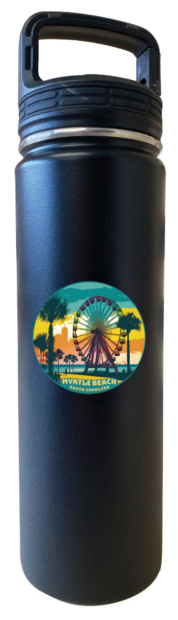 Myrtle Beach South Carolina Souvenir 24 oz Insulated Stainless Steel Tumbler