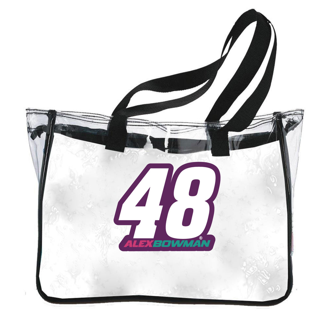 Alex Bowman #48 Clear Tote Bag