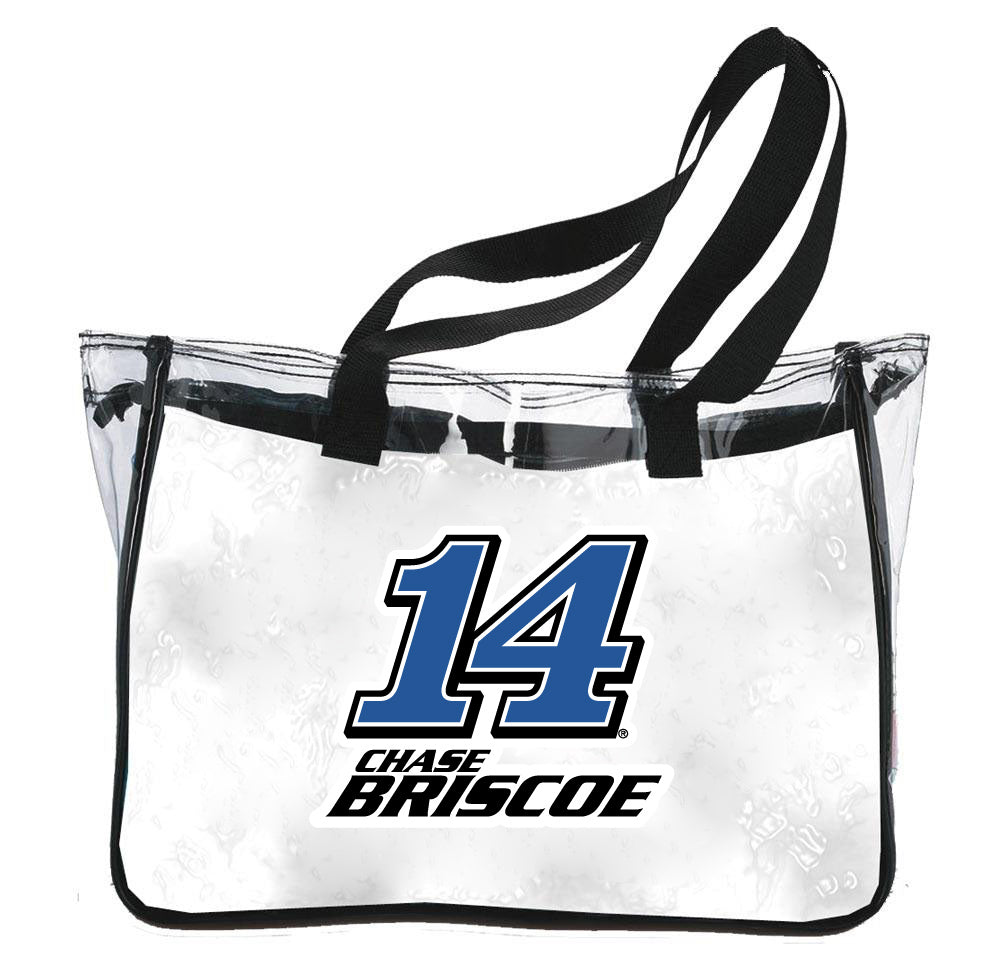 Chase Briscoe #14 Clear Tote Bag