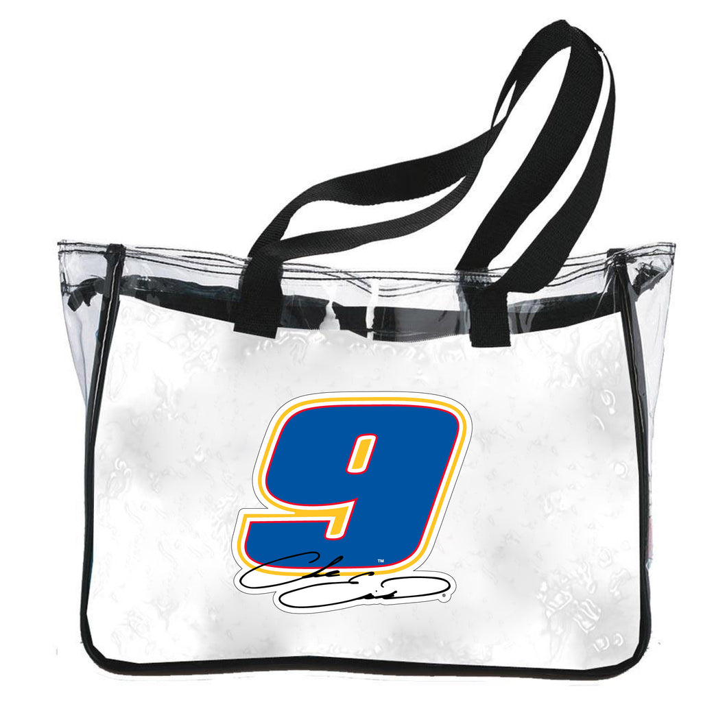 CHE Chase Elliott #9 NASCAR Plastic Clear Tote Bag