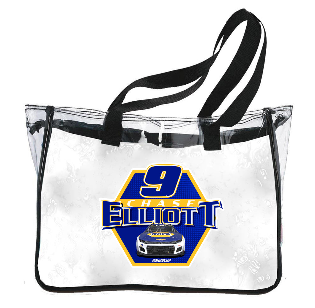 Chase Elliott #9 Nascar Clear Tote Bag New for 2022