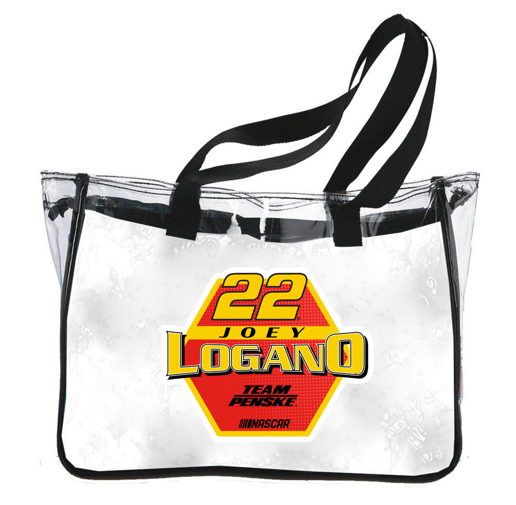 Joey Logano #22 Nascar Clear Tote Bag New for 2022