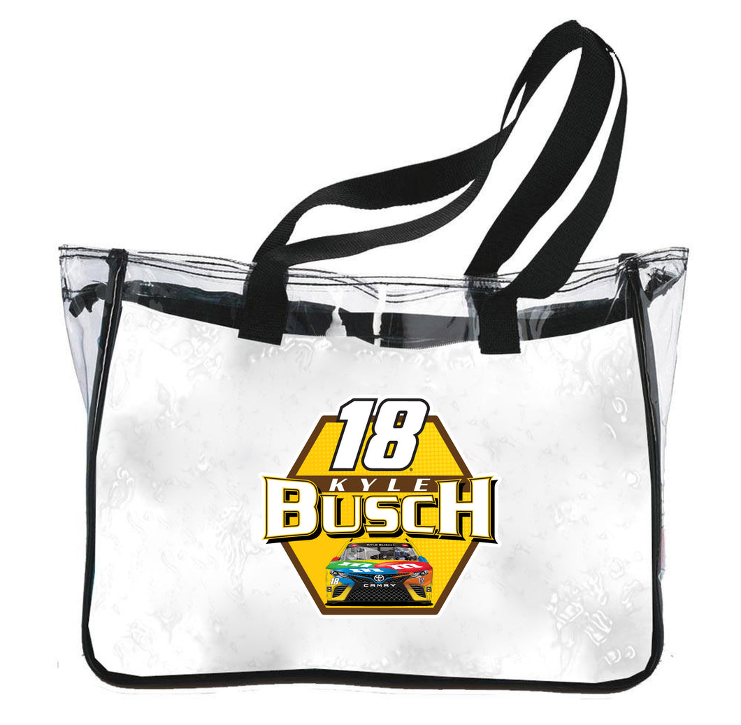 Kyle Busch #18 Nascar Clear Tote Bag New for 2022