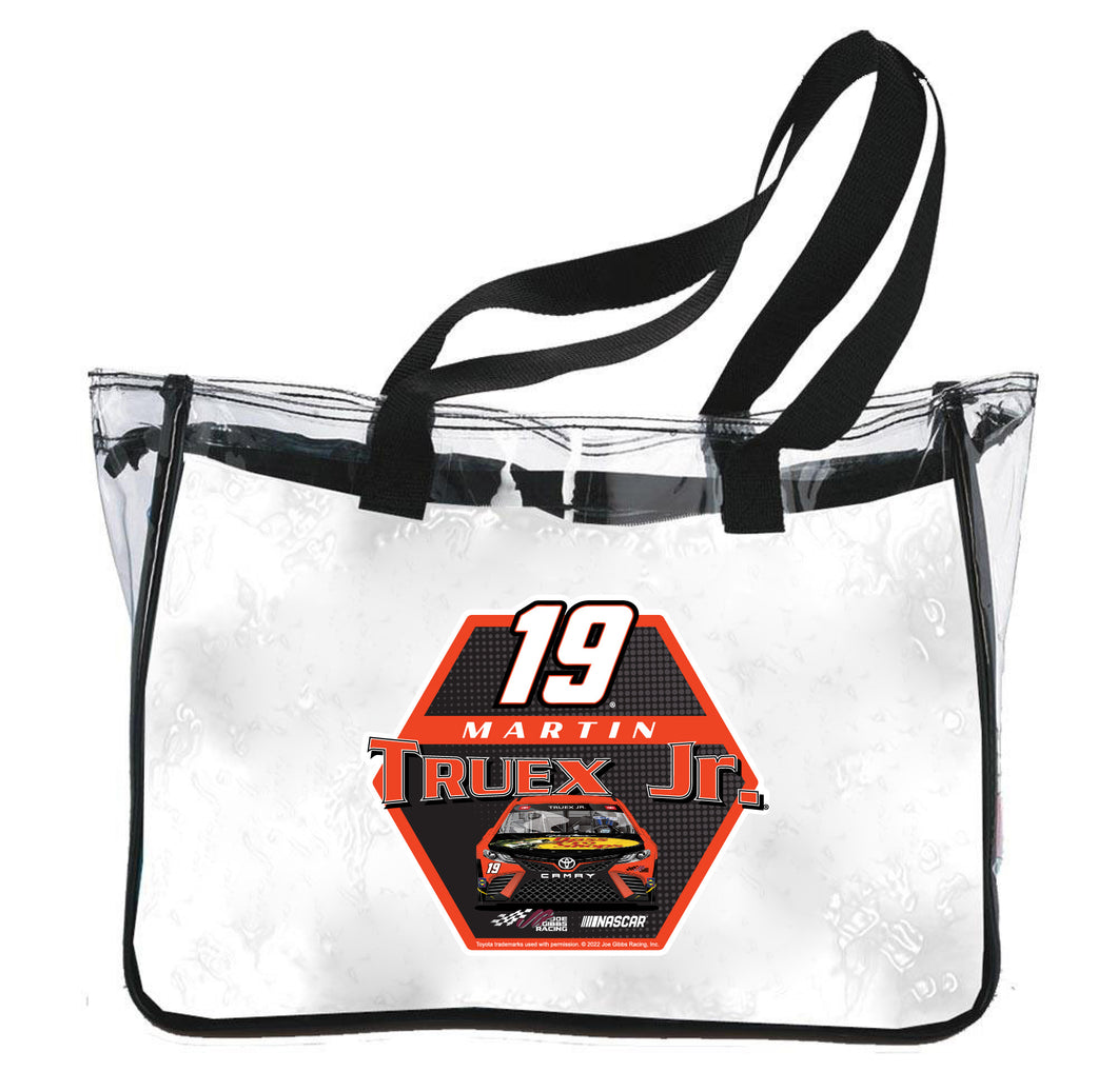 Martin Truex Jr. #19 Nascar Clear Tote Bag New for 2022