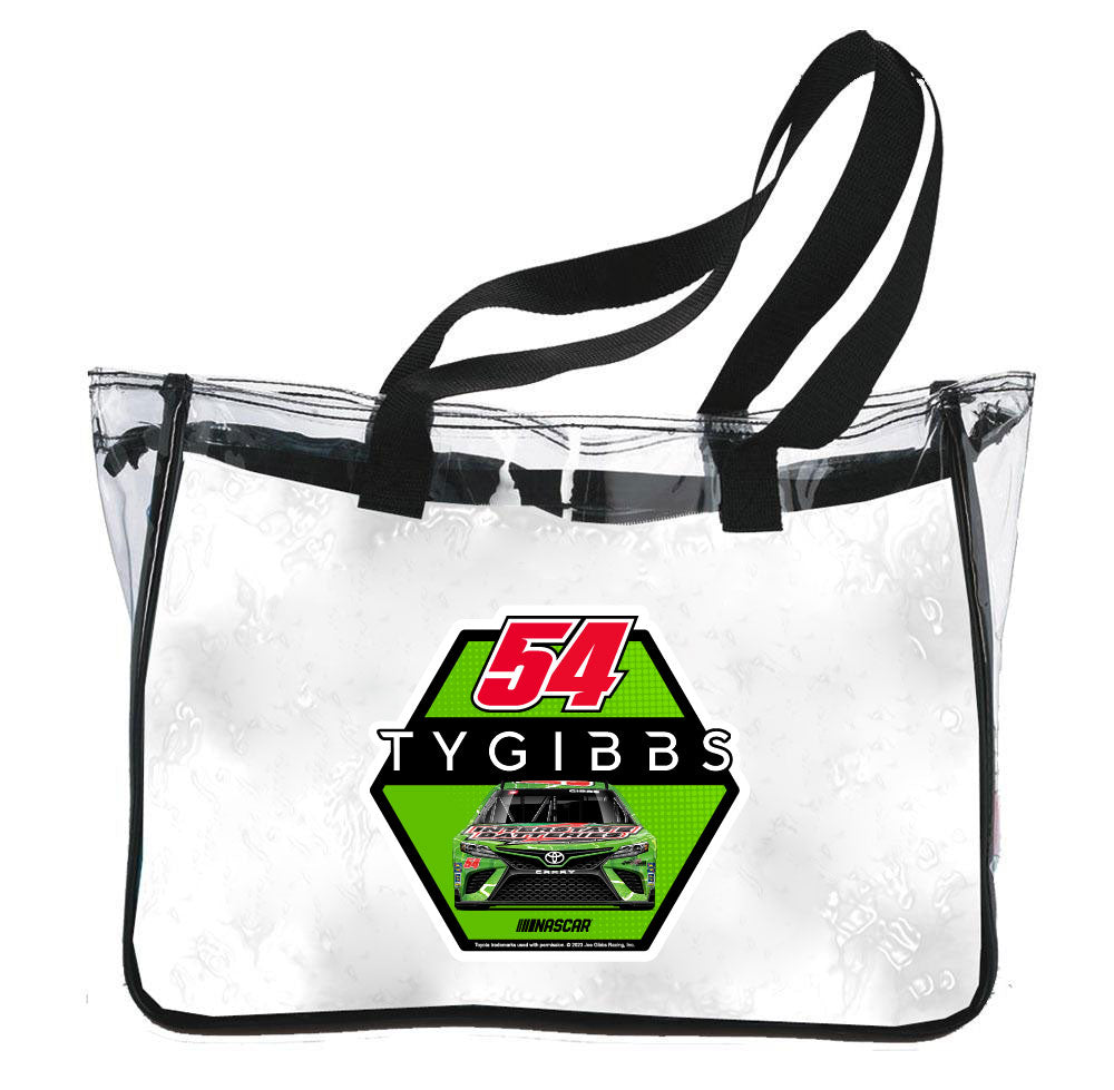 #54 Ty Gibbs NASCAR Officially Licensed Clear Tote Bag