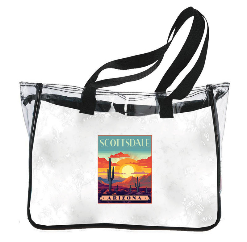 Scottsdale Arizona Design C Souvenir Clear Tote Bag