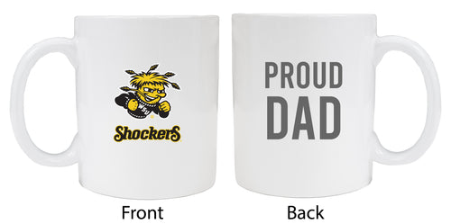 Wichita State Shockers Proud Dad Ceramic Coffee Mug - White