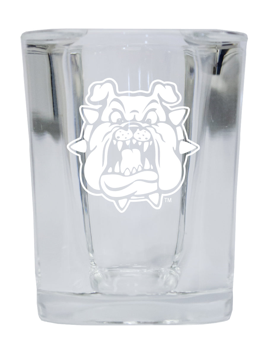 Fresno State Bulldogs NCAA Collector's Edition 2oz Square Shot Glass - Laser Etched Logo 