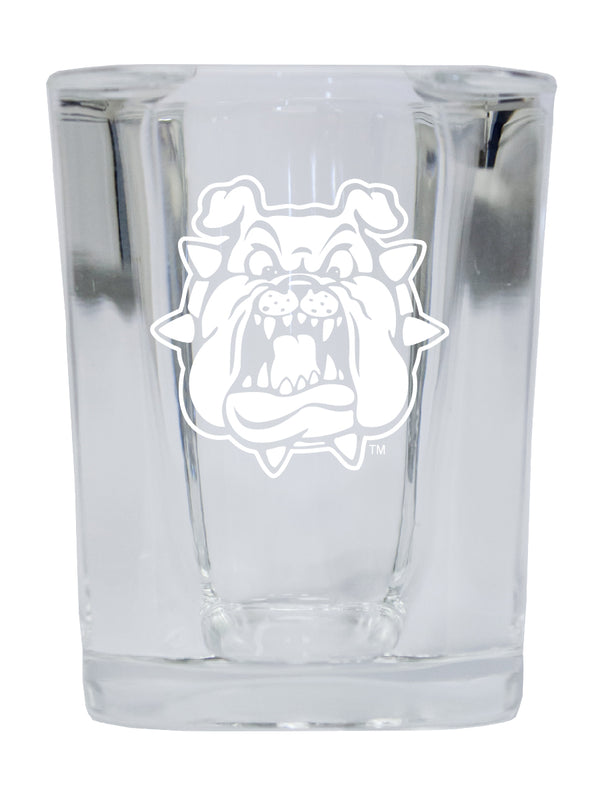 Fresno State Bulldogs NCAA Collector's Edition 2oz Square Shot Glass - Laser Etched Logo 
