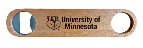Minnesota Gophers NCAA Elegant Laser-Etched Wooden Bottle Opener - Collegiate Bar Accessory