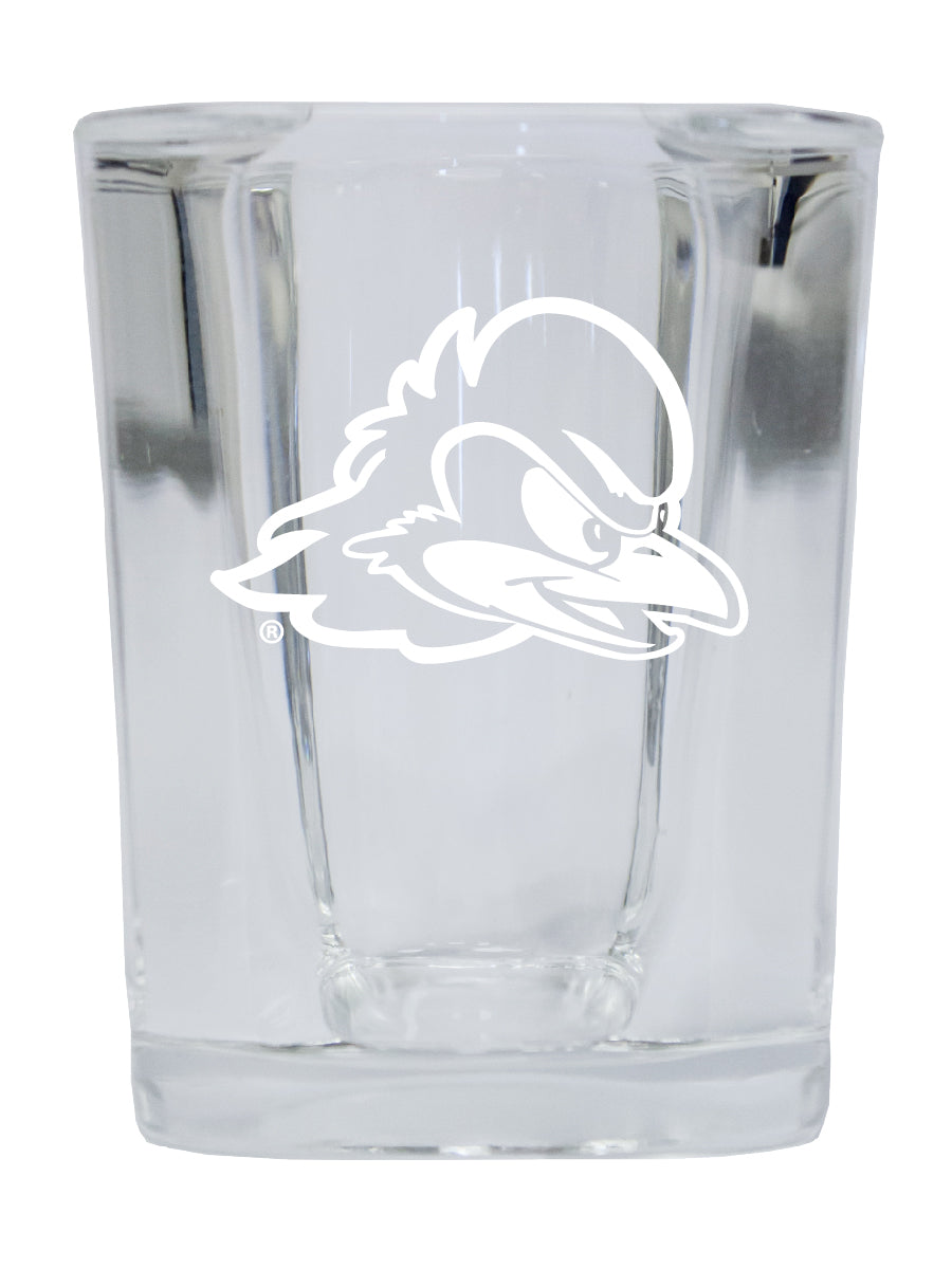 Delaware Blue Hens NCAA Collector's Edition 2oz Square Shot Glass - Laser Etched Logo 