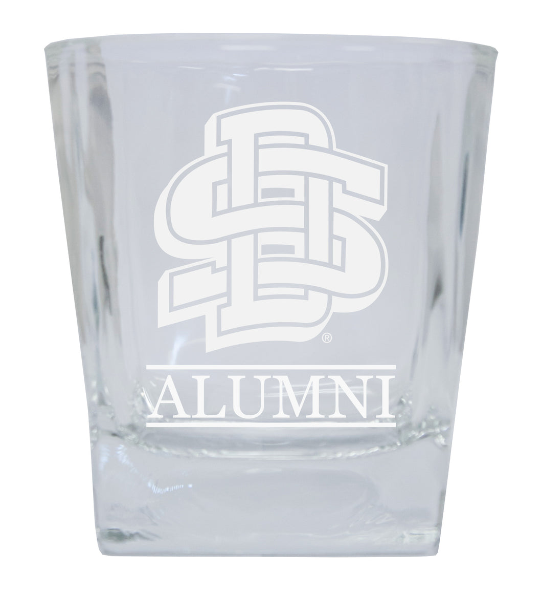 South Dakota State Jackrabbits Alumni Elegance - 5 oz Etched Shooter Glass Tumbler 2-Pack